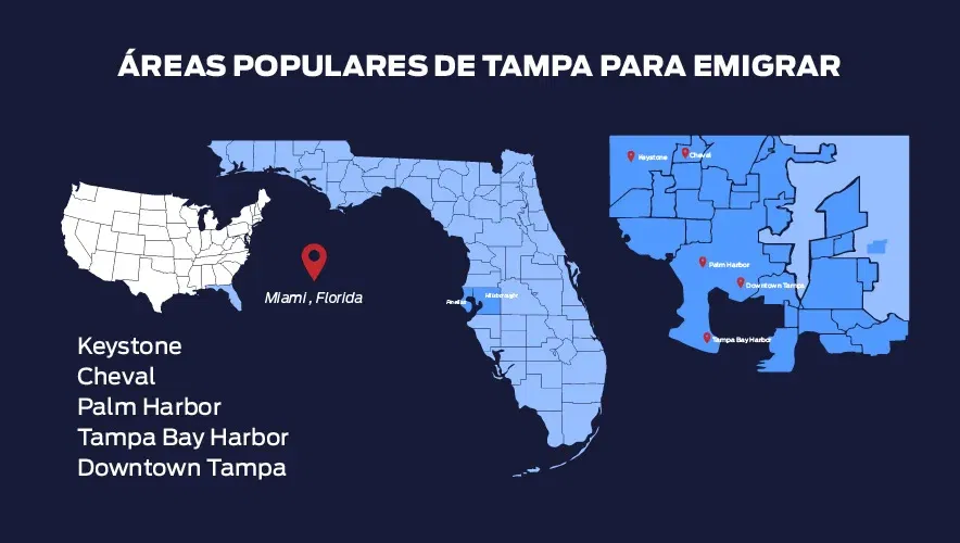 ciudades más populares de tampa
